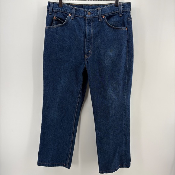 Levi's Other - Vintage Levis 517 Jeans W35 L34 Orange Tab Bootcut Denim Made USA Western
